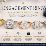 Elegant engagement rings featuring diamond solitaire, halo, and platinum settings.