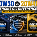 difference between 10w30 and 20w40 engine oil​