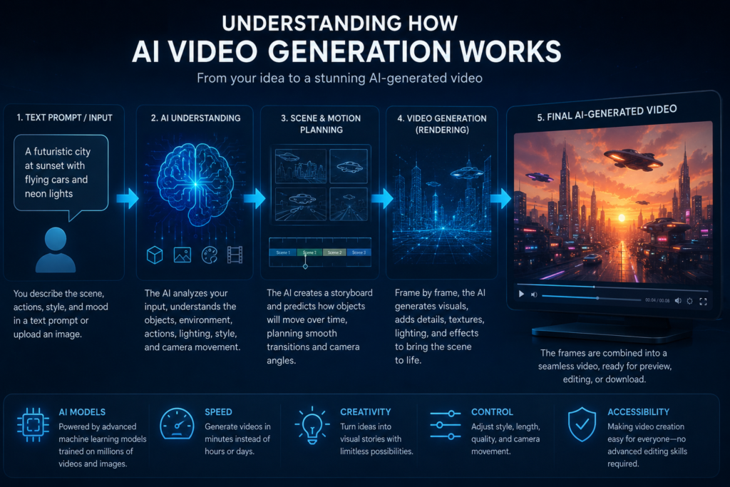 How AI Video Generation Works
