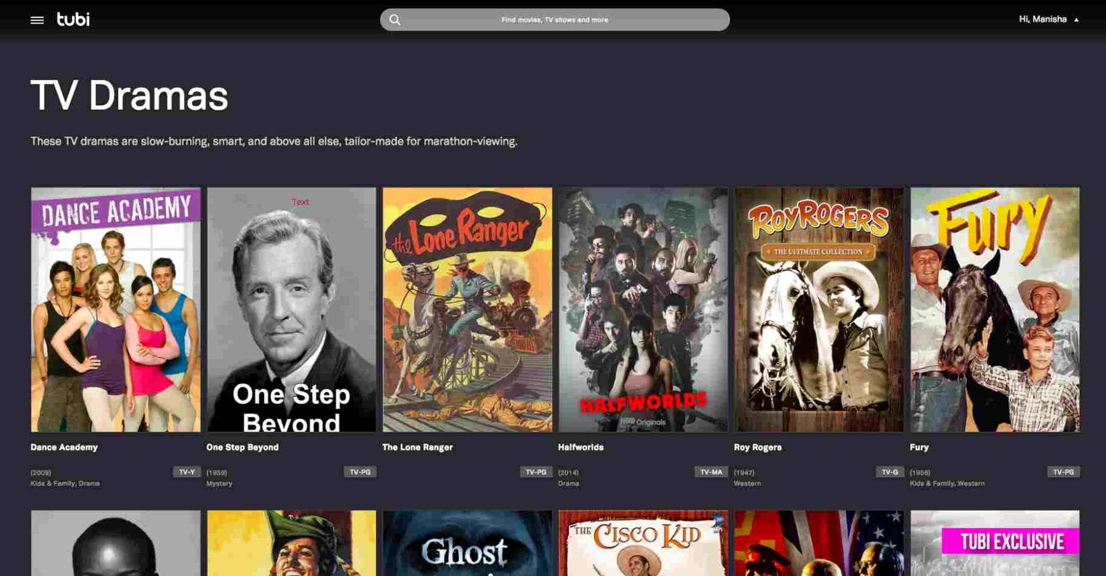 Choose What to Watch Online